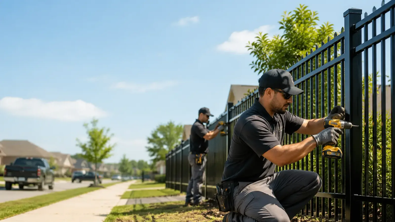 Metal Fence Installation in Lincoln, MO